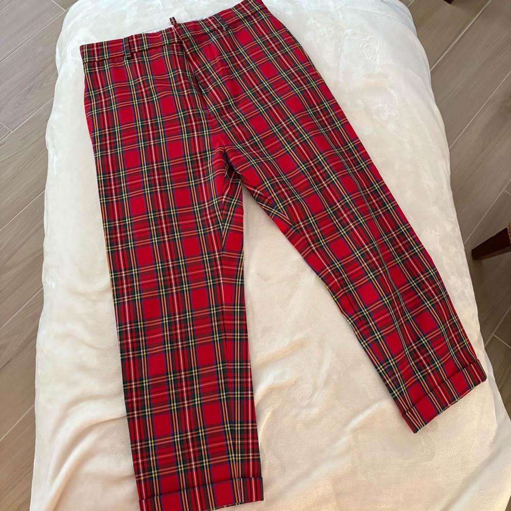 DSQUARED2 Red Tartan Pants